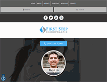 Tablet Screenshot of chiropractorrowlett.com
